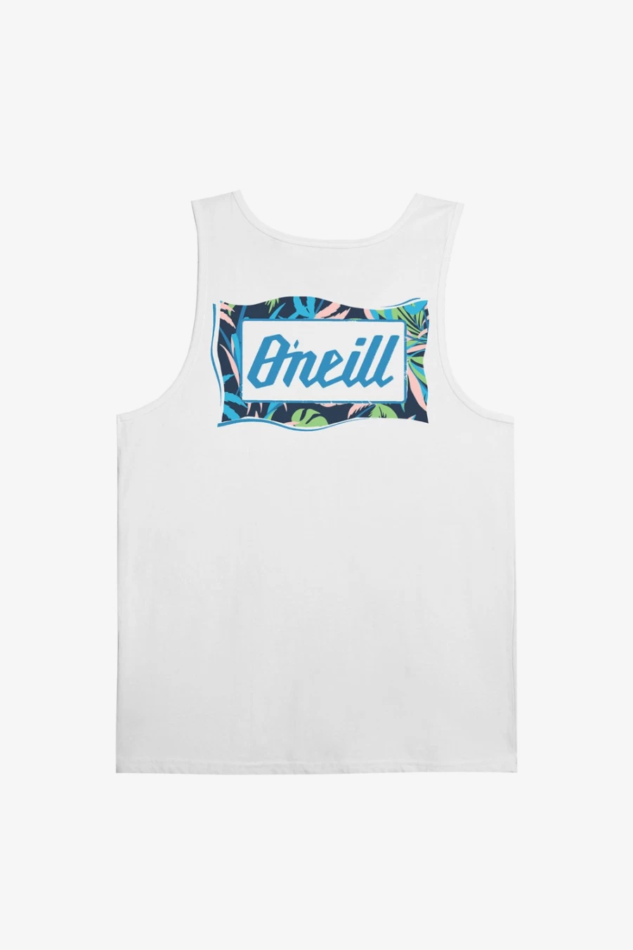 O'Neill Men's White Burnout Tank Top - Lightweight Casual Wear