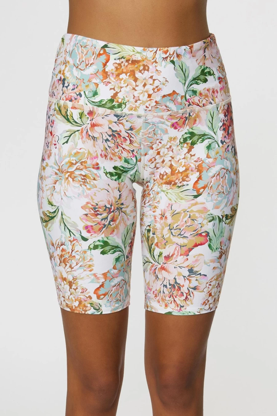 O'Neill Women's Vanilla Floral Bike Shorts - Las Flores Cycling Shorts for Women