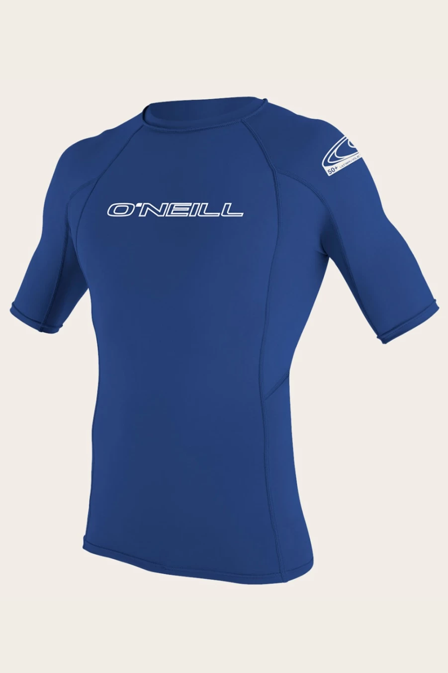 O'Neill Men's Pacific Basic Skins 50+ S/S Rash Guard - UPF Sun Protection Swim Shirt