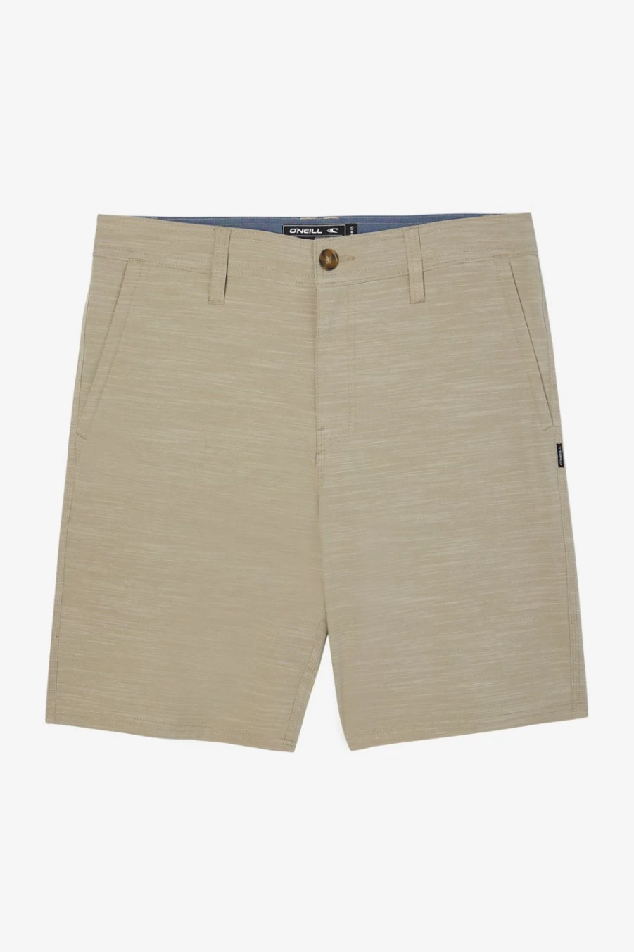 O'Neill Men's Khaki Reserve Slub 20" Hybrid Shorts