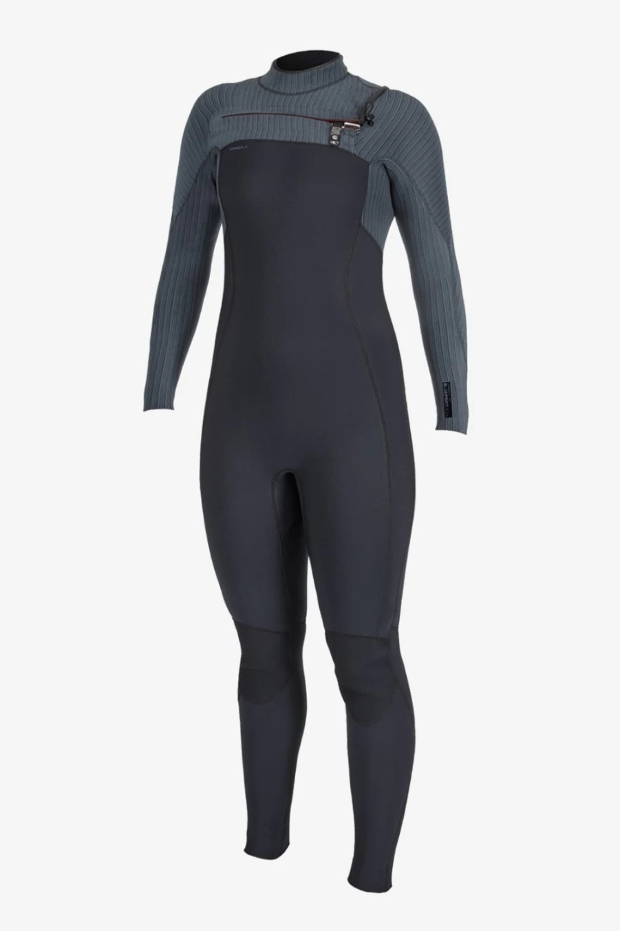 O'Neill Women's 4/3mm Chest Zip Full Wetsuit - Blueprint Design for Surfing & Water Sports