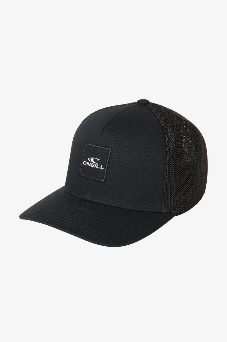 O'Neill Men's Black Sesh & Mesh Hat - Breathable Mesh Baseball Cap
