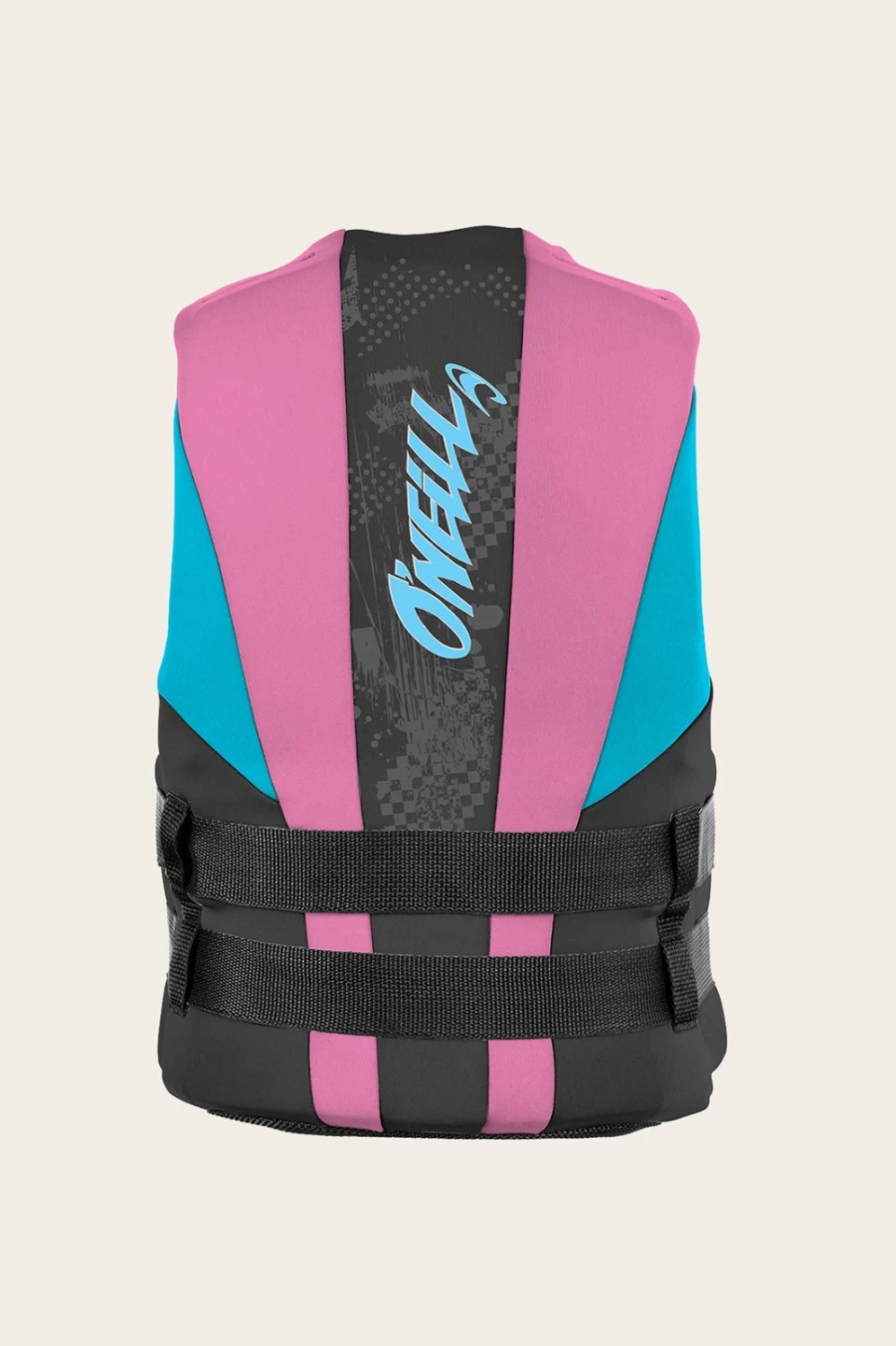 O'Neill Men's Youth Reactor USCG Life Vest - Black, Petrol, Turquoise