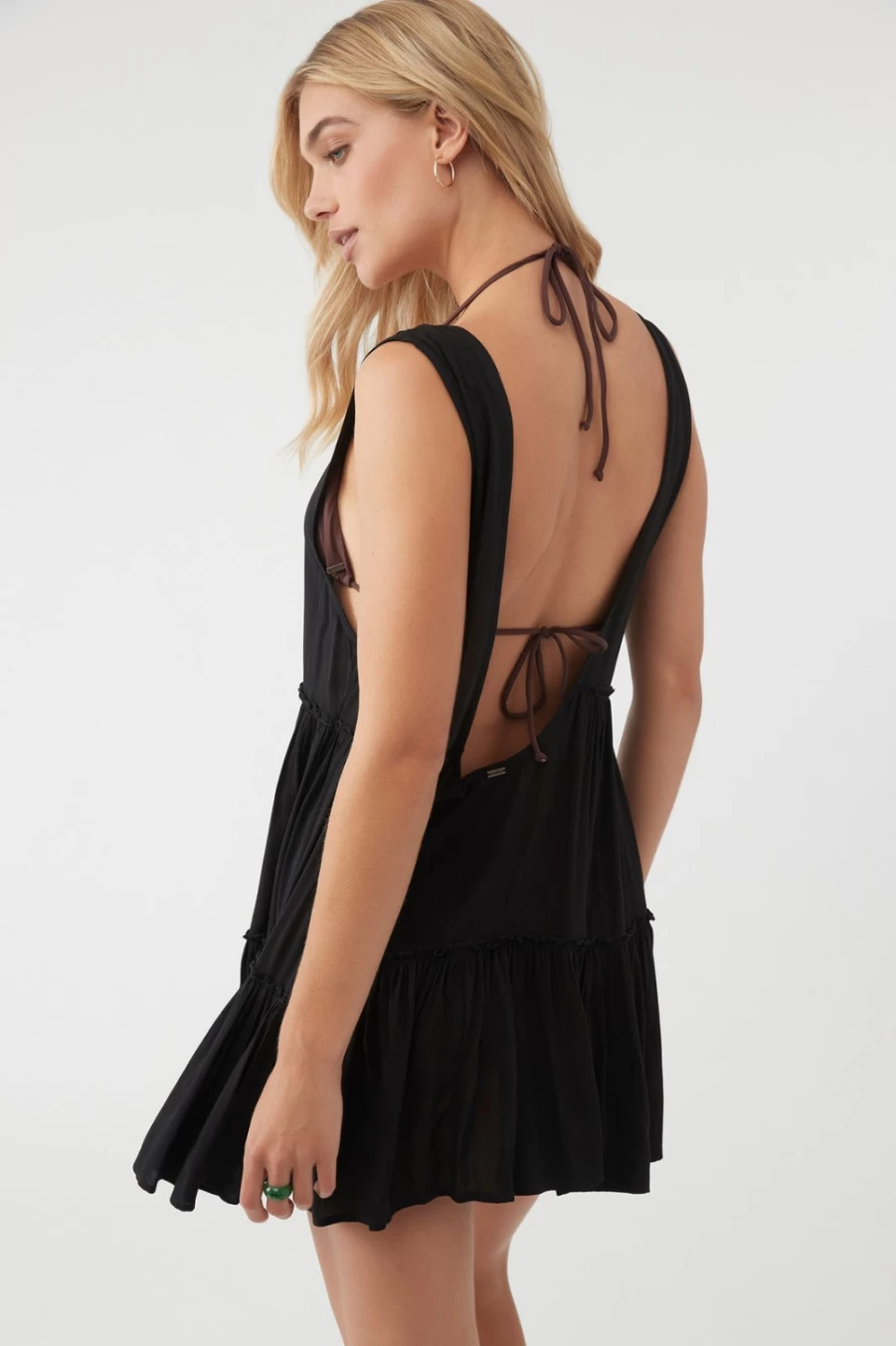 O'Neill Women's Black Linnet Cover-Up Swimwear