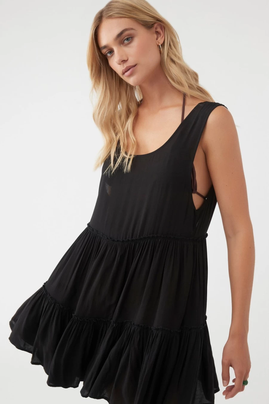 O'Neill Women's Black Linnet Cover-Up Swimwear