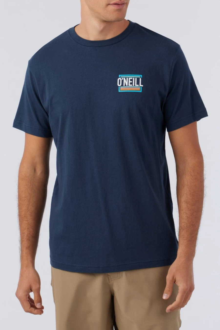 O'Neill Men's New Navy Headquarters Tee - Classic Comfort Short Sleeve T-Shirt