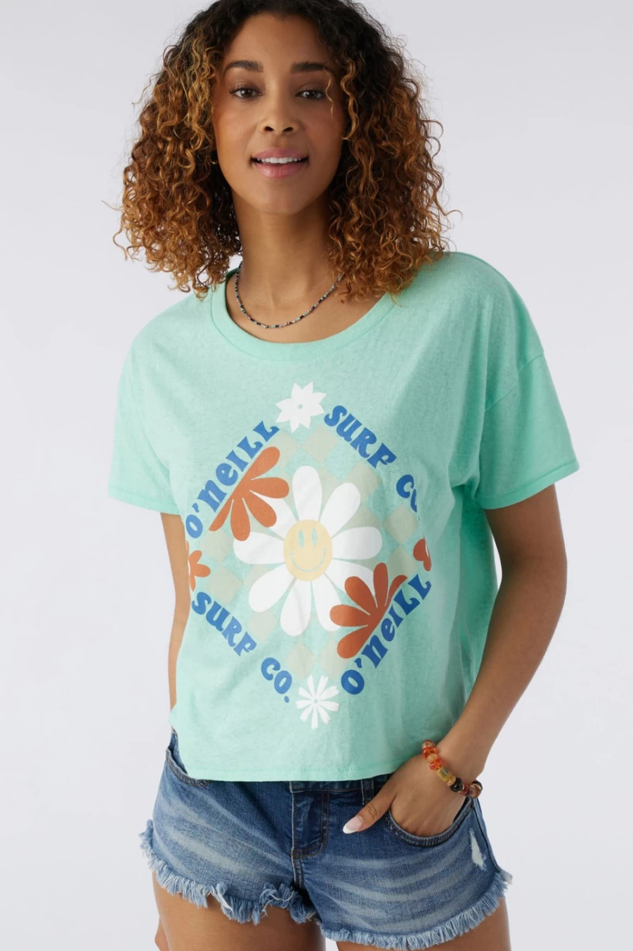 O'Neill Women's Oceanwave Happiness Tee - Comfortable Casual T-Shirt