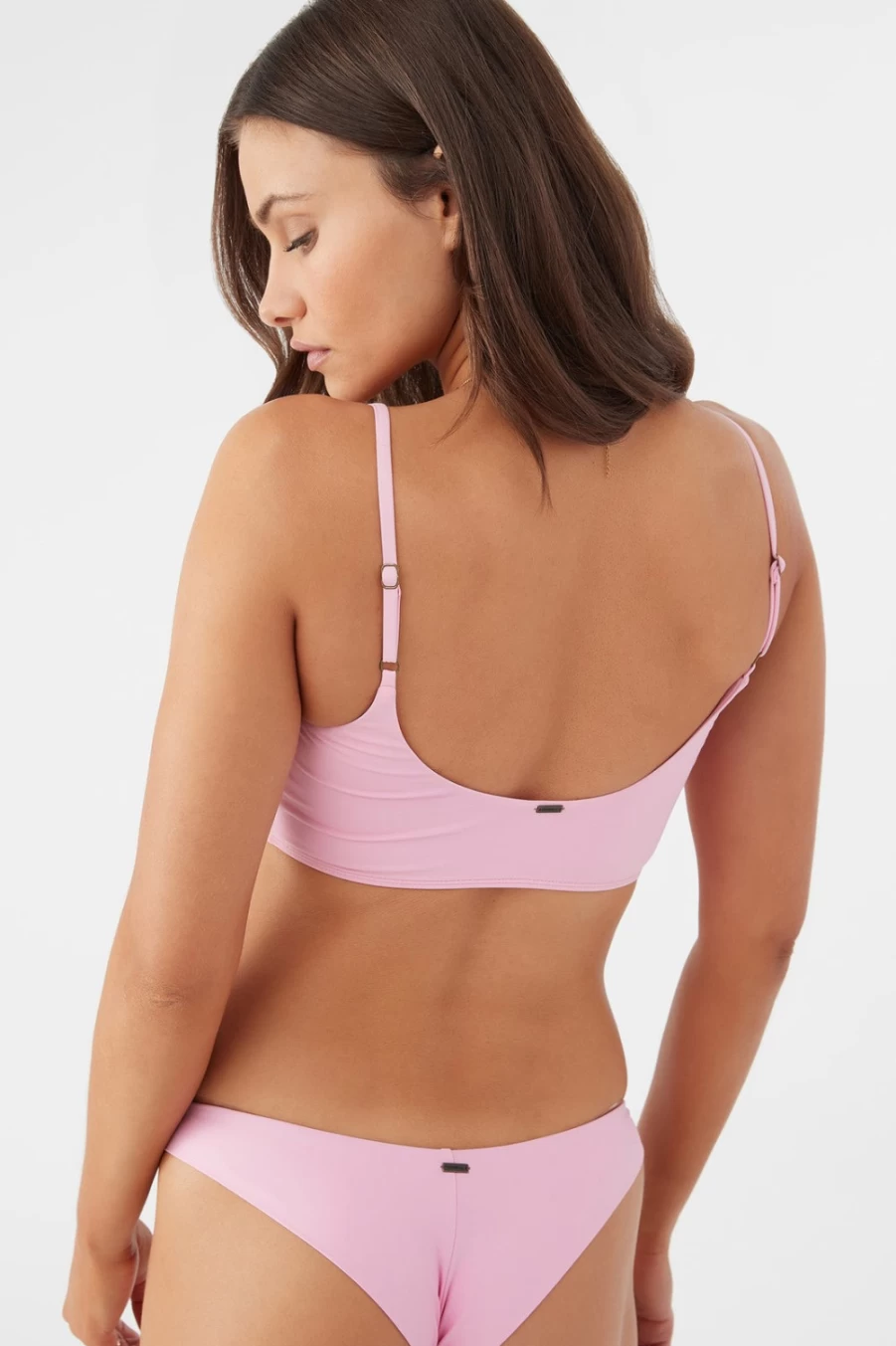 O'Neill Women's Pink Saltwater Solids Trestles Top