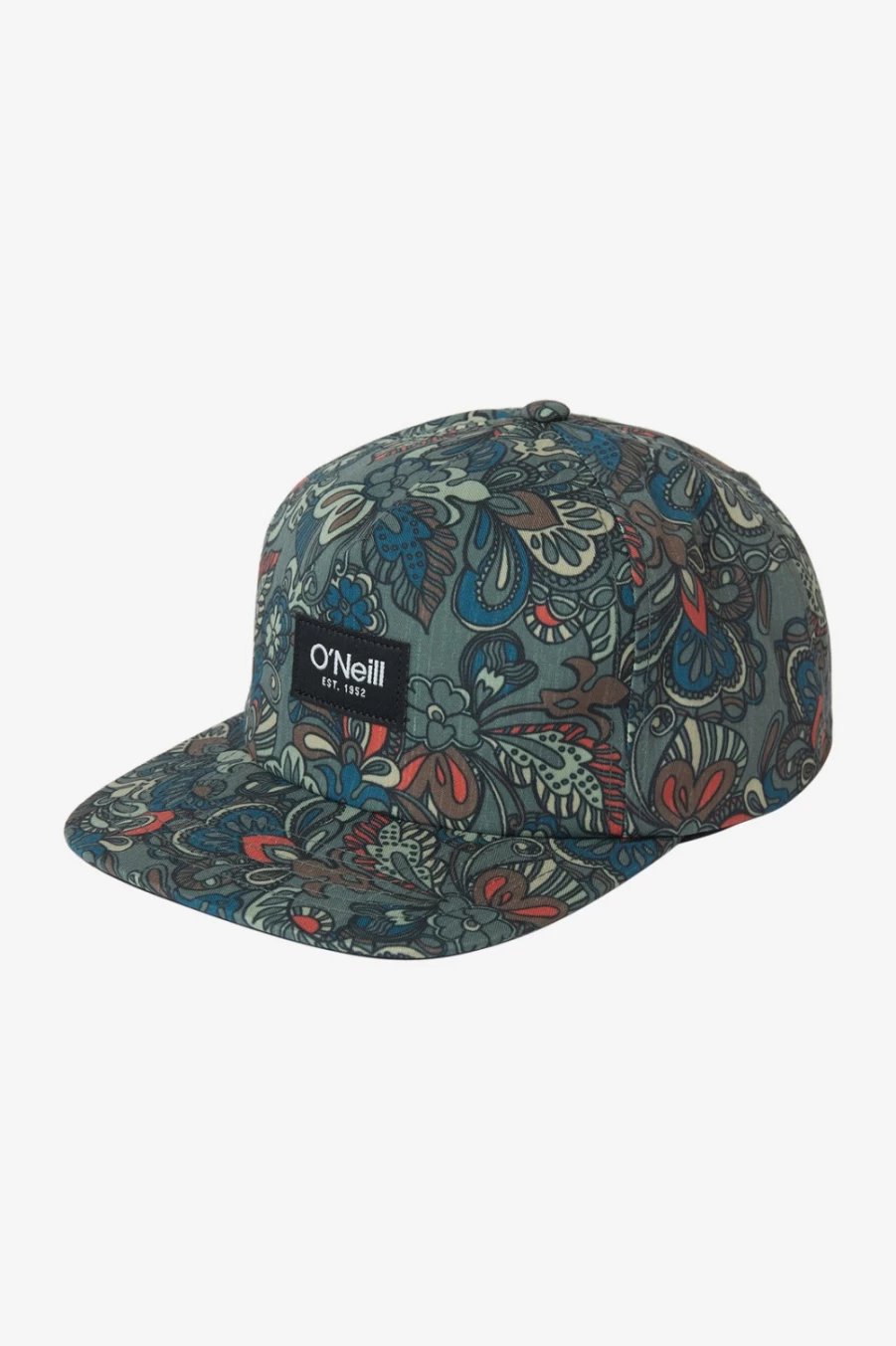 O'Neill Men's Dark Olive Flora Snapback Cap