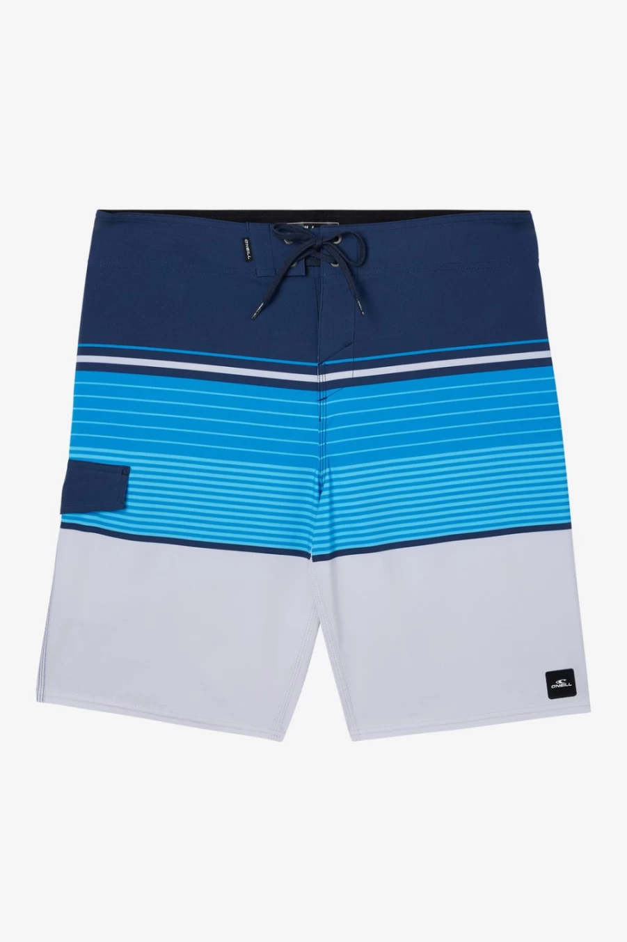 O'Neill Men's Navy Lennox Stripe 21" Boardshorts