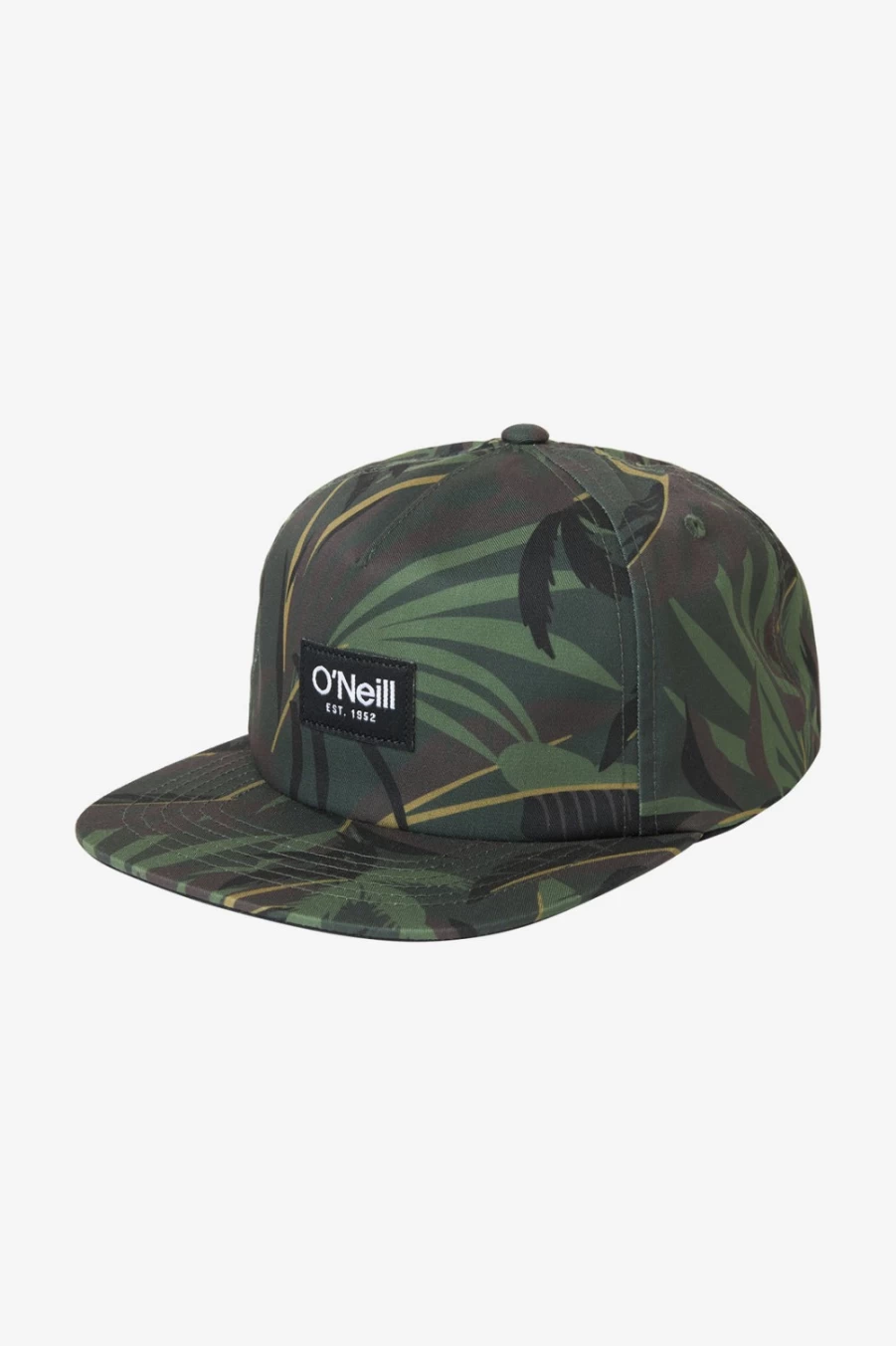 O'Neill Men's Army Flora Snapback Hat - Adjustable Casual Baseball Cap