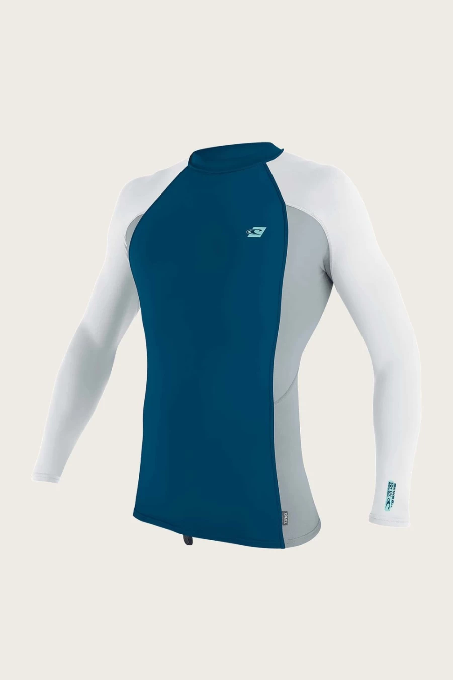 O'Neill Men's Premium Long Sleeve Rash Guard - UPF Sun Protection Swim Shirt