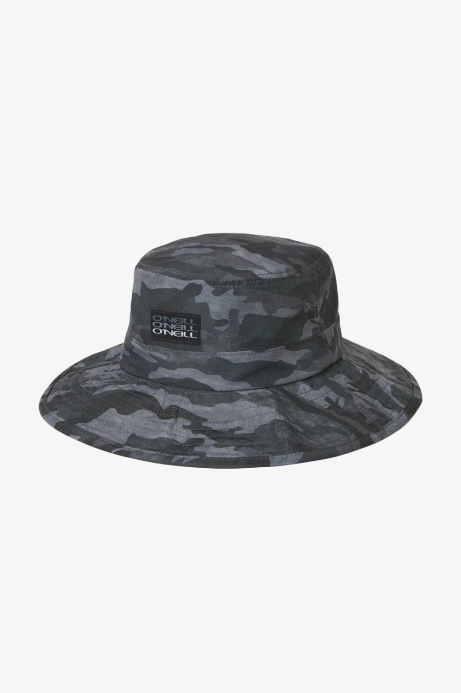 O'Neill Men's Black Camo Wetlands Print Hat - Outdoor Hunting Cap
