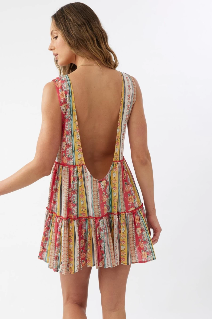 O'Neill Women's Red Linnet Printed Beach Cover-Up
