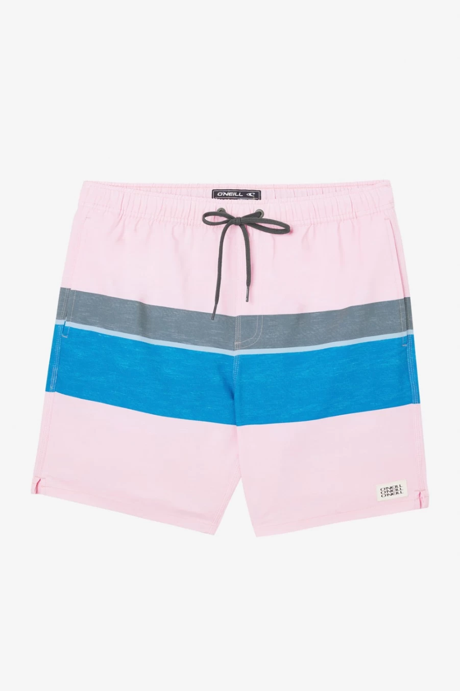 O'Neill Men's Hermosa Block Crew 17" Boardshorts - Pinkdust