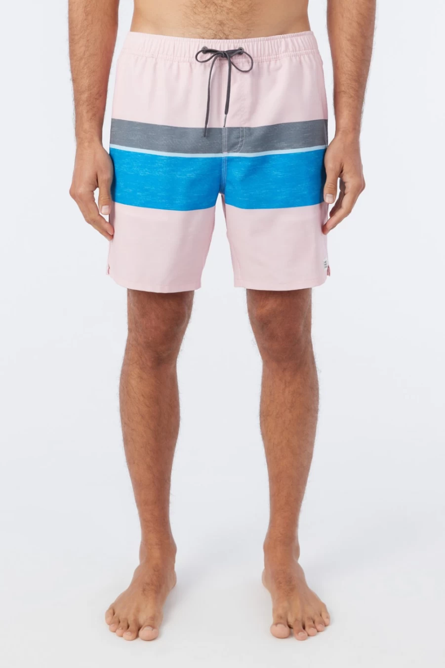 O'Neill Men's Hermosa Block Crew 17" Boardshorts - Pinkdust