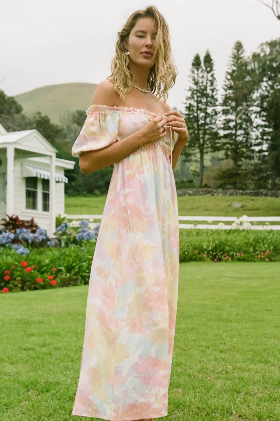 O'Neill Women's Gladys Midi Dress in Multi-Color