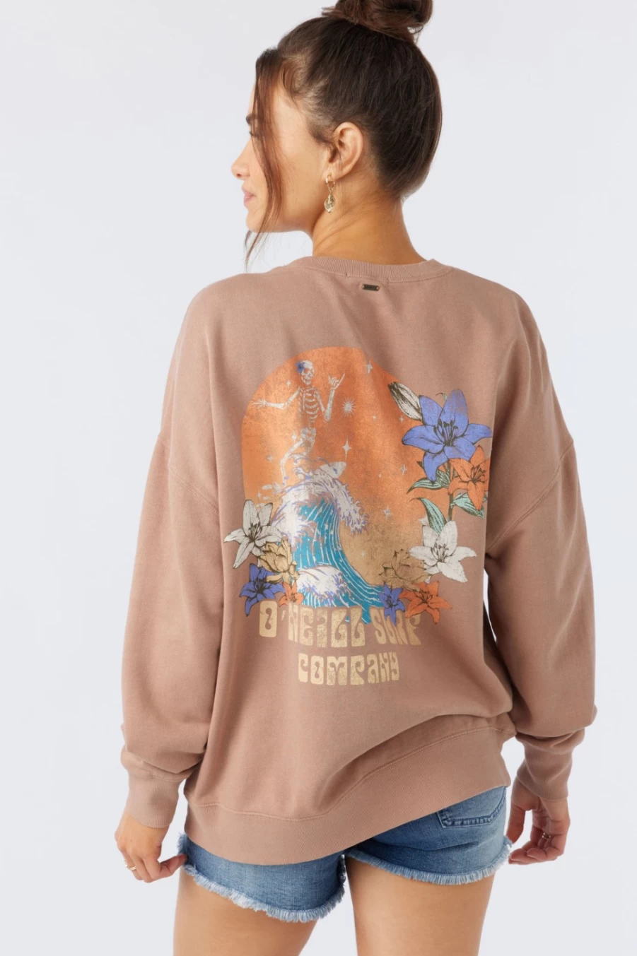 O'Neill Women's Almond Oversized Fleece Jacket - Choice Cozy & Warm Style