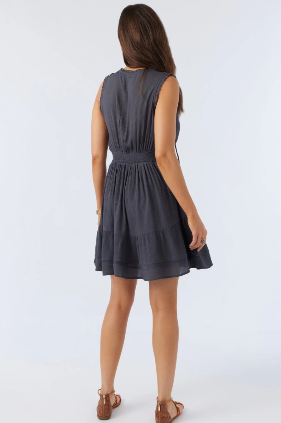 O'Neill Women's Edie Solid Slate Dress