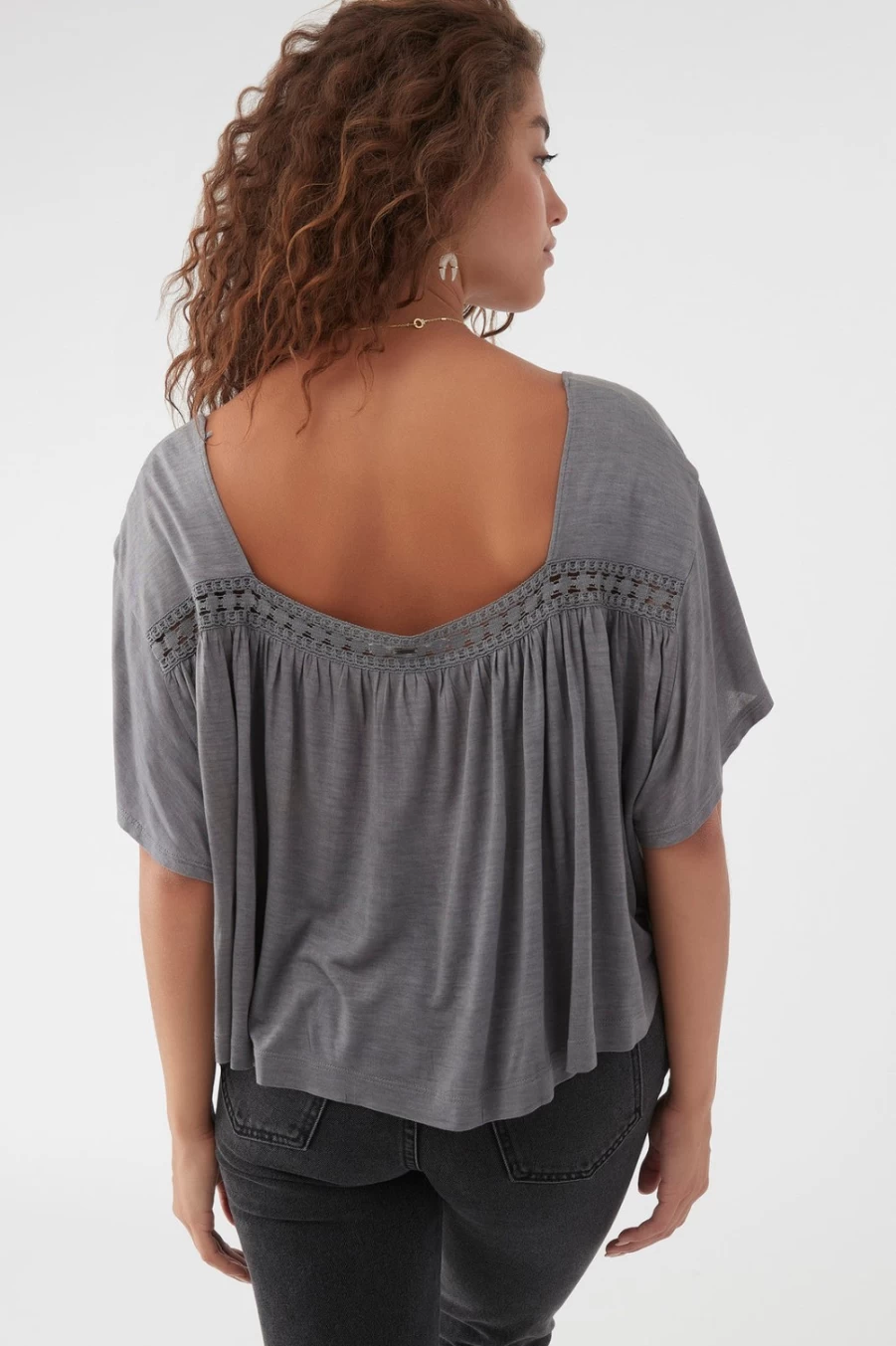 O'Neill Women's Mariposa Top - Smoked Pearl Color, Stylish & Comfortable