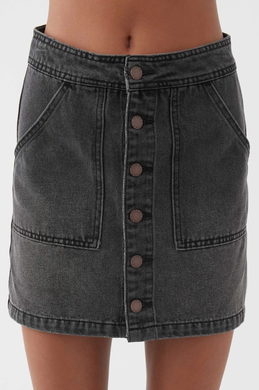 O'Neill Women's Washed Black Maude Skirt
