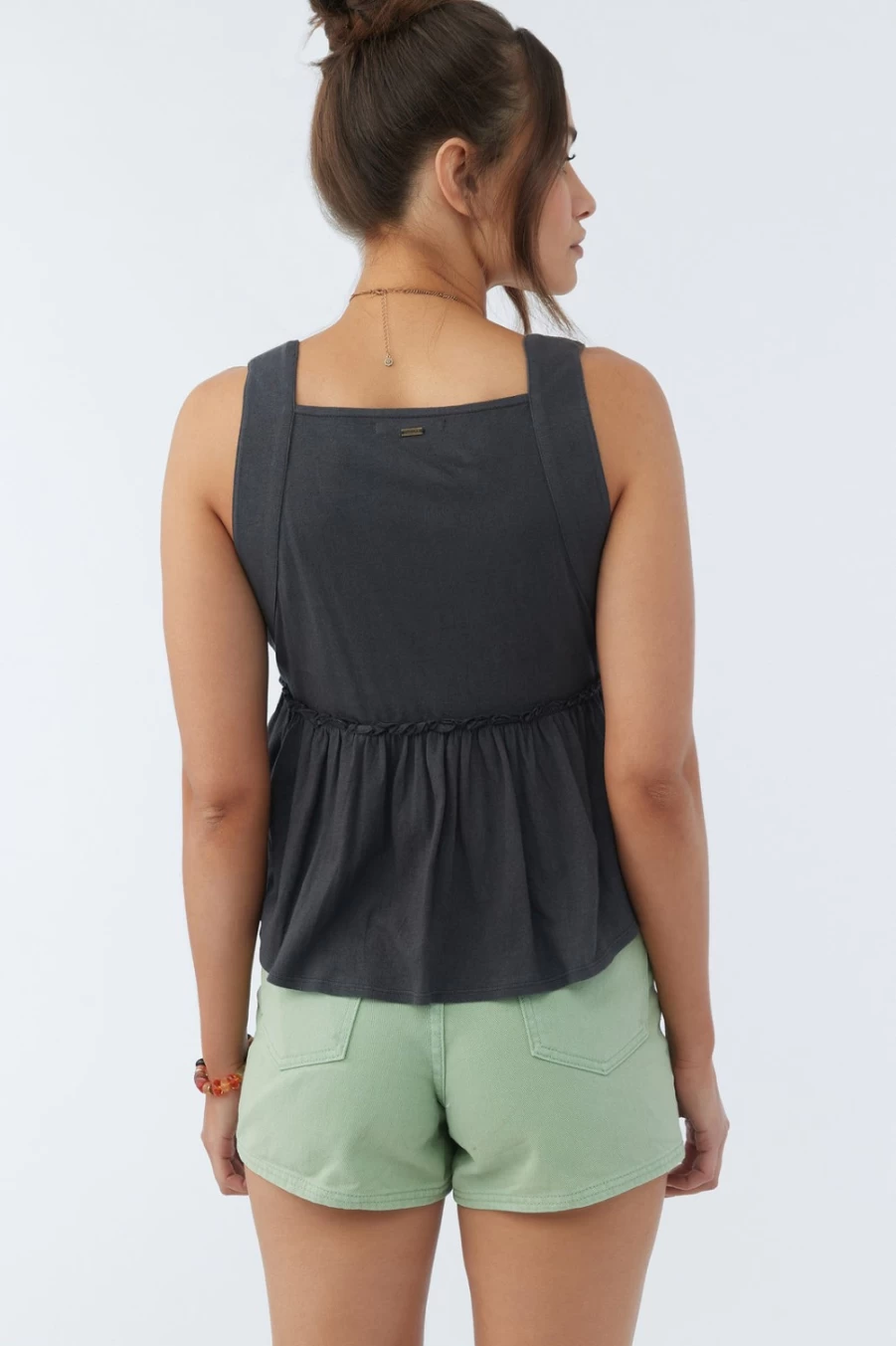 O'Neill Women's Deanna Tank Top in Charcoal2 - Comfortable & Stylish