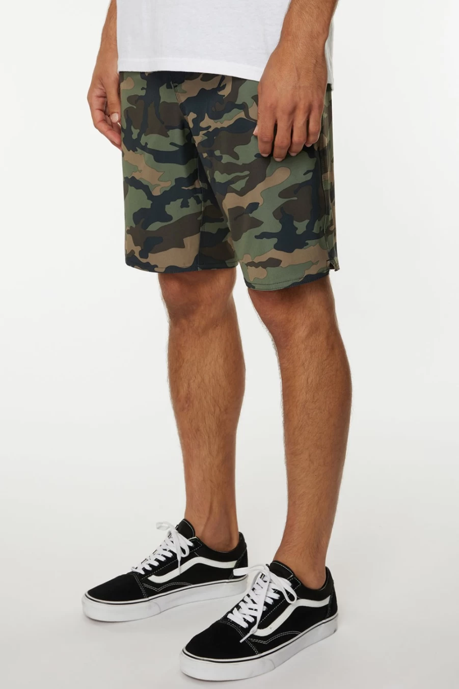 O'Neill Men's 19" Hybrid Shorts in Camo Print - Comfortable & Stylish Swimwear