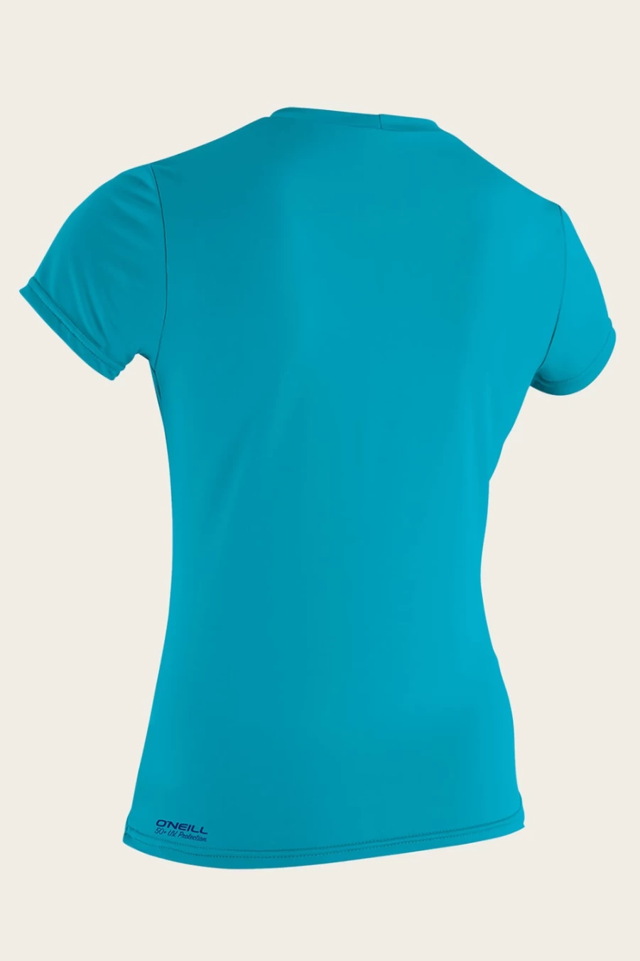 O'Neill Women's Basic 30+ Short Sleeve Sun Shirt in Blaturquoise
