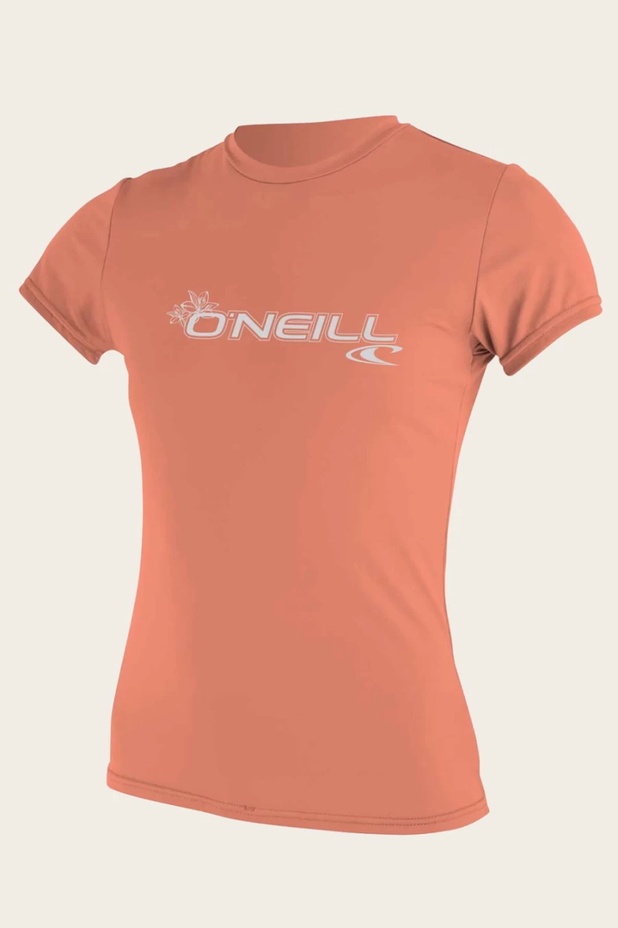 O'Neill Women's Light Graphic Print Short Sleeve Sun Shirt - Basic Summer Top