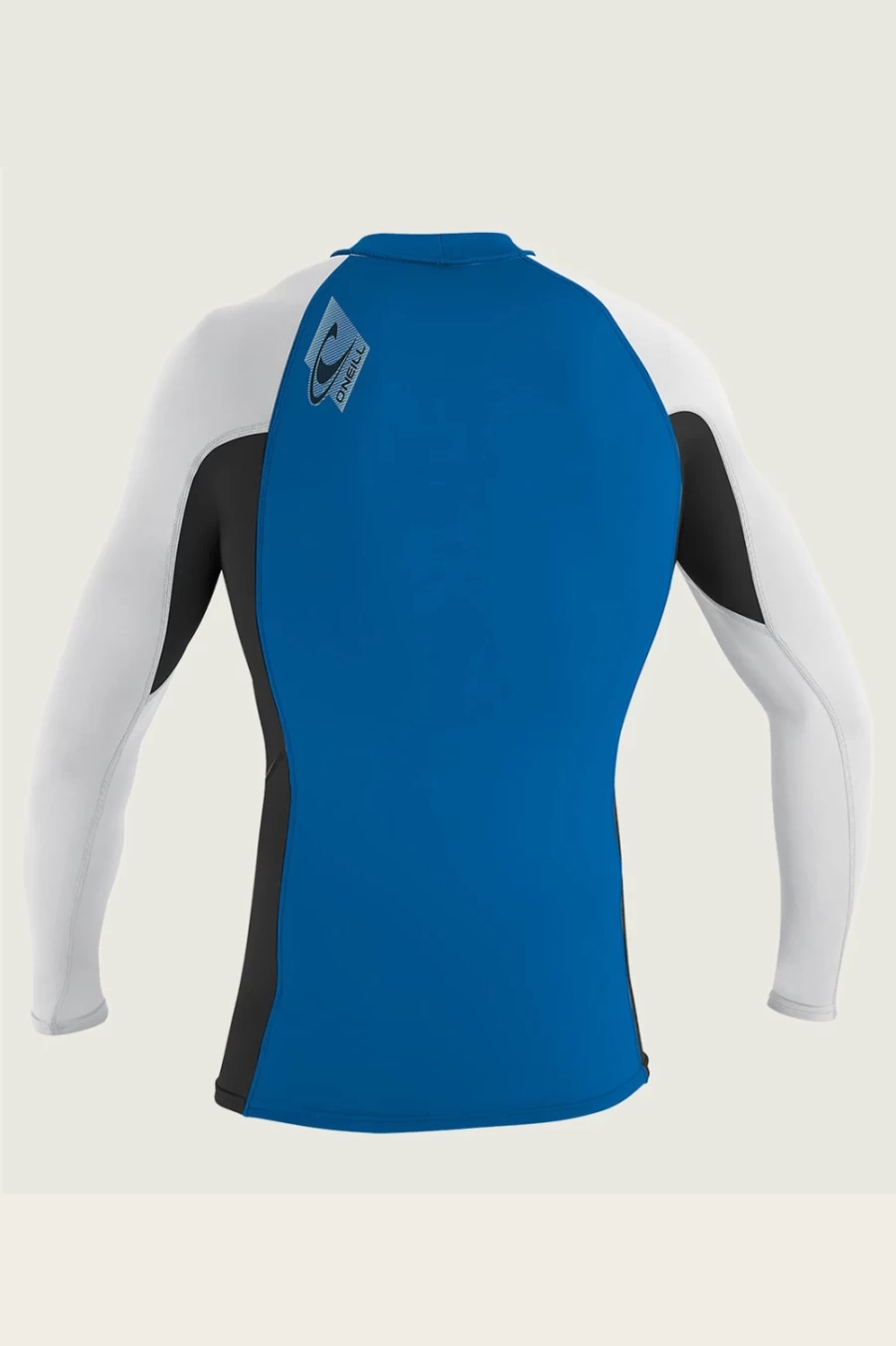 O'Neill Men's Youth Premium Skin Long Sleeve Rash Guard - Ocean/Black/White