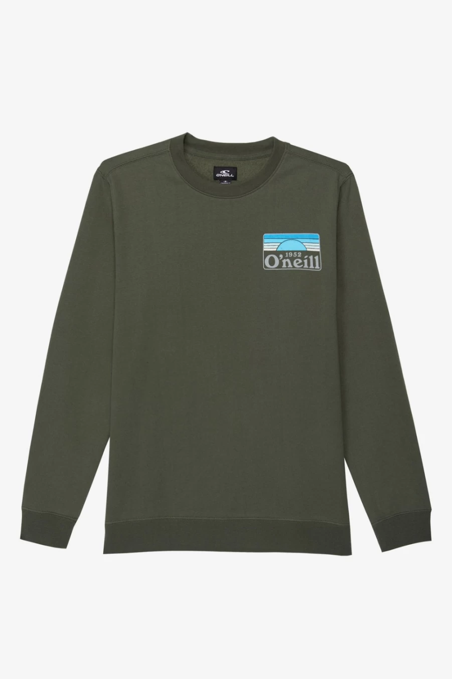 O'Neill Men's Dark Olive Fleece Pullover - Sundown Style for Comfort & Warmth
