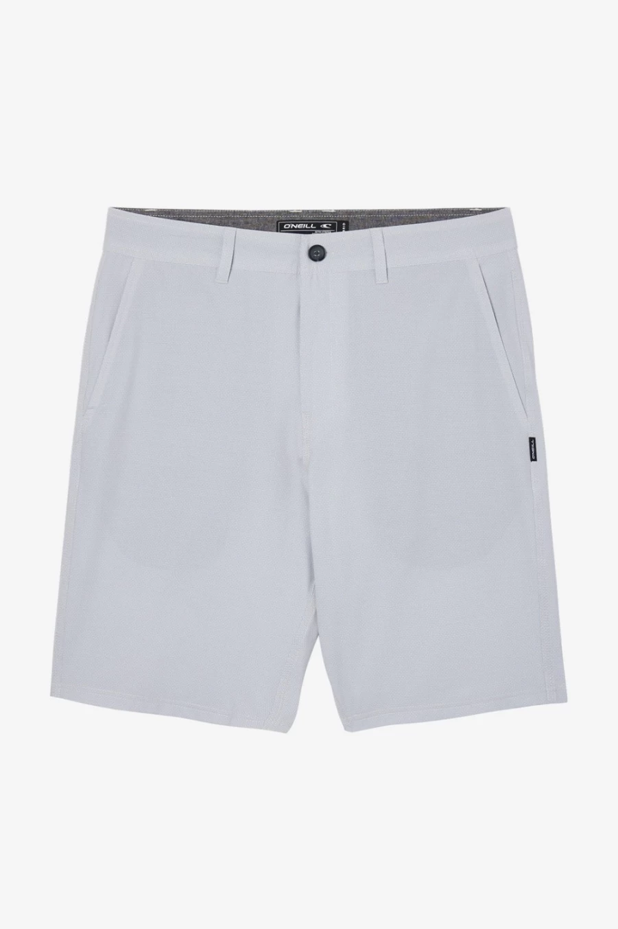O'Neill Men's 20" Hybrid Shorts in Fog - Stockton Print