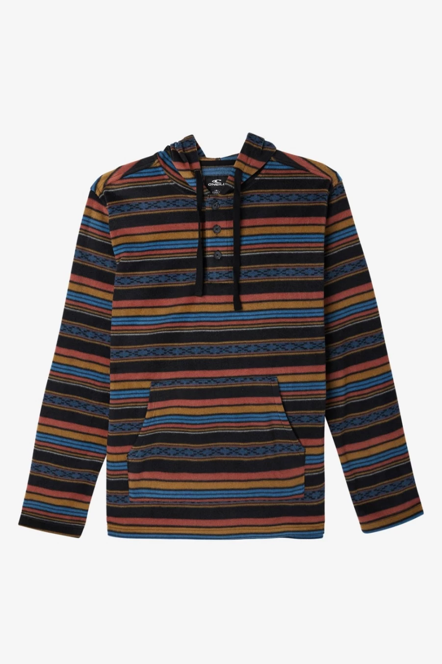 O'Neill Men's Black Superfleece Poncho - Newman Style Winter Outerwear