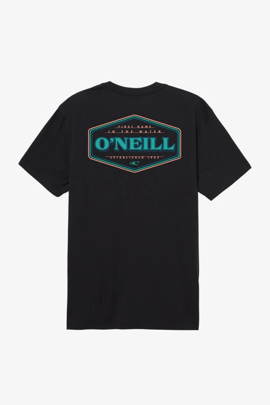 O'Neill Men's Howler Black Tee - Premium Cotton Short Sleeve Shirt