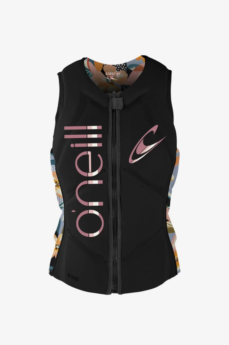 O'Neill Women's Slasher Compression Zip Vest - Lightweight Performance Workout Top