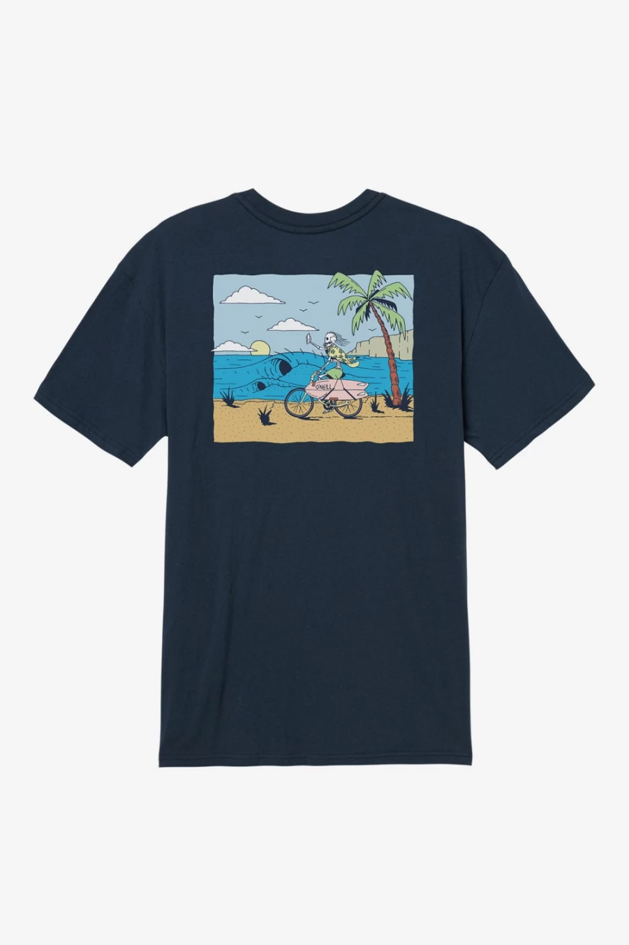 O'Neill Men's New Navy Selfie Tee - Stylish Crewneck T-Shirt for Casual Wear