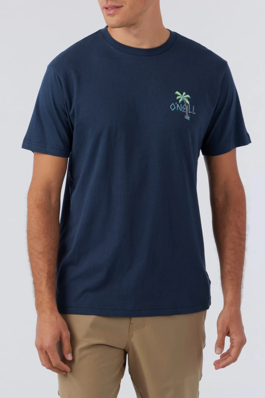 O'Neill Men's New Navy Selfie Tee - Stylish Crewneck T-Shirt for Casual Wear