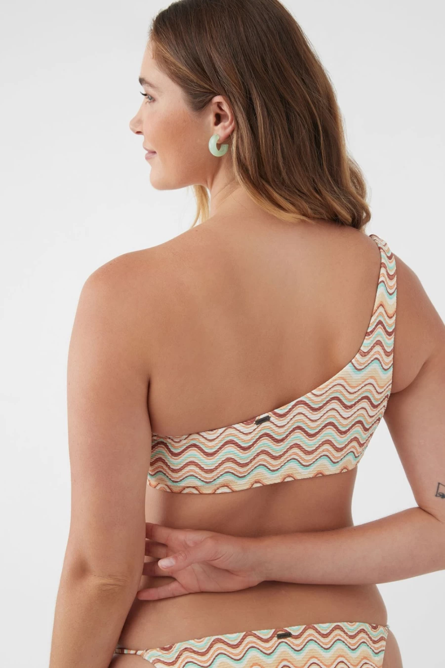 O'Neill Women's Straw Lagoon Stripe Monterey Top