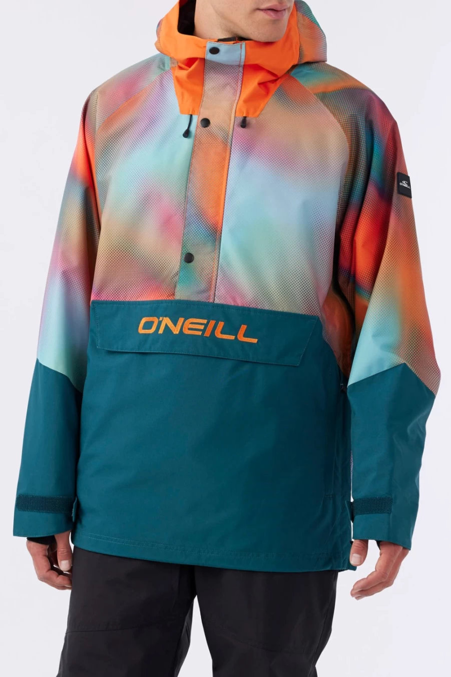 O'Neill Men's Originals Anorak Jacket - Lightweight Water-Resistant Outdoor Windbreaker