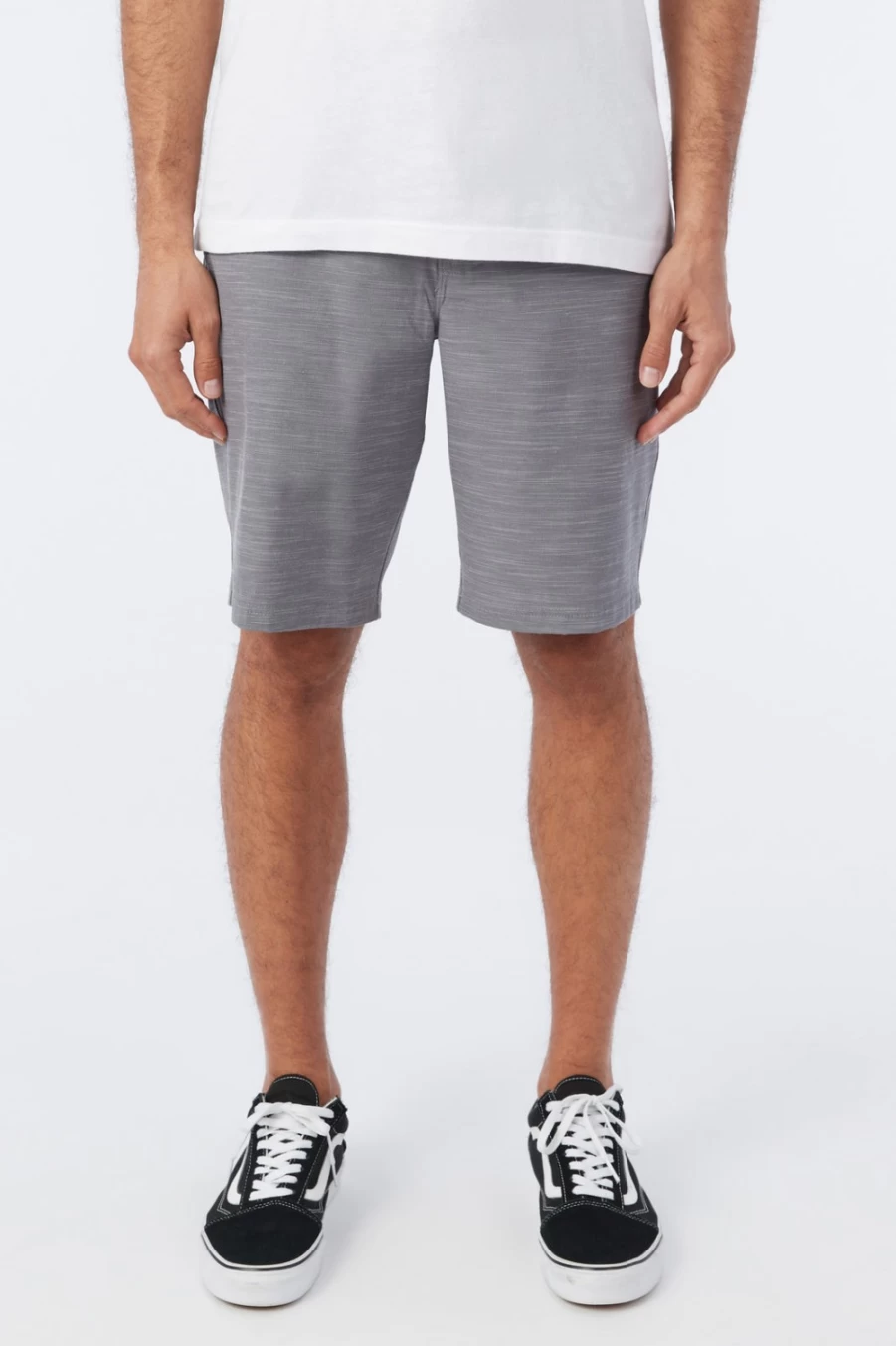 O'Neill Men's Grey Reserve Slub 20" Hybrid Shorts