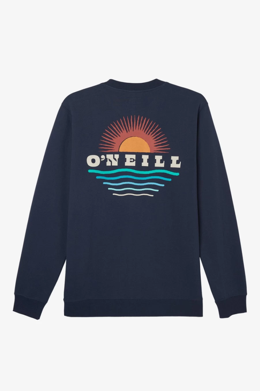 O'Neill Men's Navy Fifty Two Crew Pullover Sweatshirt
