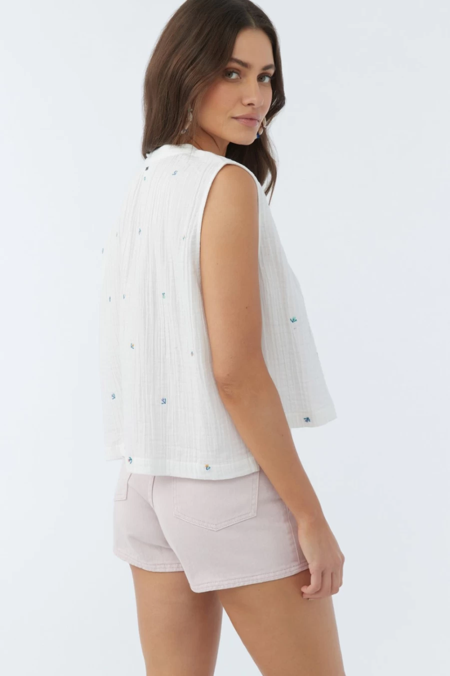 O'Neill Women's Aarya Top in Winterwhite - Stylish Casual Wear