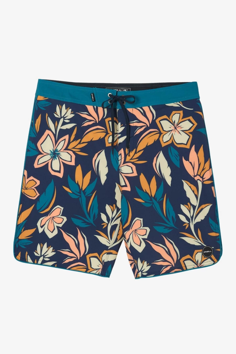O'Neill Men's Hyperfreak Wonderland 19" Boardshorts in Navy - Quick-Dry Swim Trunks for Surfing & Beach