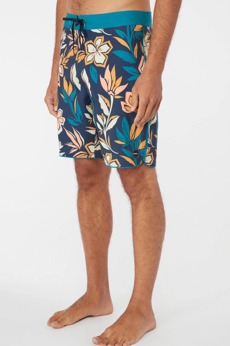 O'Neill Men's Hyperfreak Wonderland 19" Boardshorts in Navy - Quick-Dry Swim Trunks for Surfing & Beach