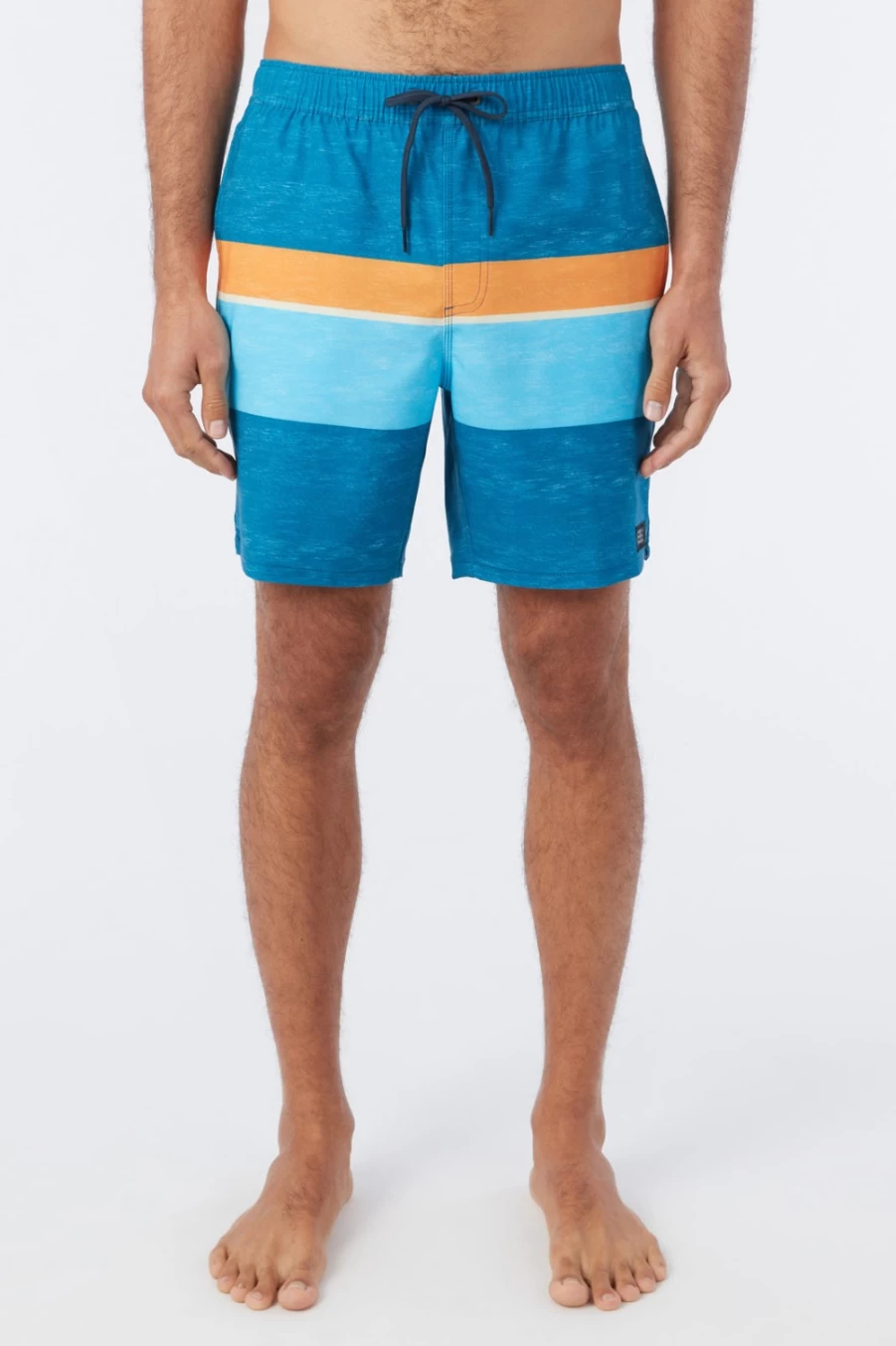 O'Neill Men's Hermosa Block Crew 17" Boardshorts - Bayblue