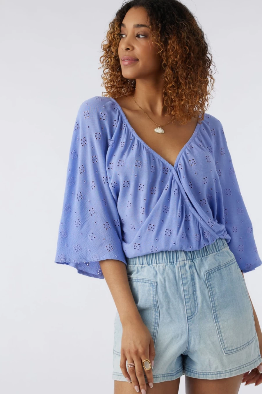O'Neill Women's Periwinkle Inda Top