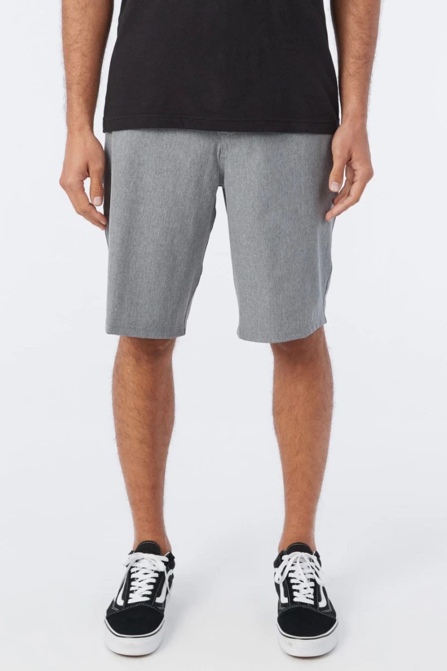O'Neill Men's Reserve Heather 21" Hybrid Shorts - Grey