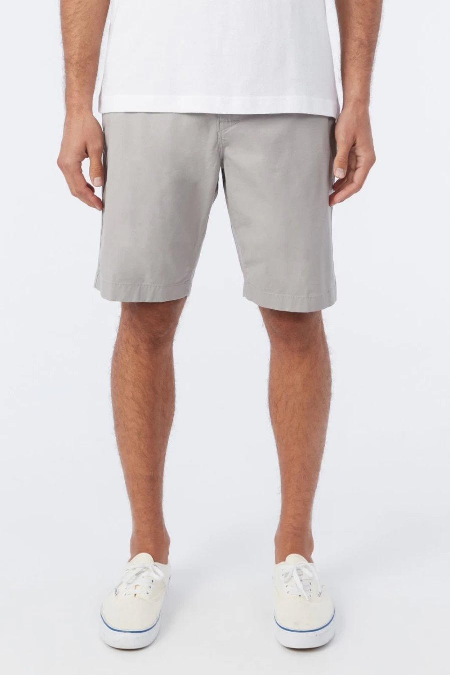 O'Neill Men's Light Grey Stretch Chino 20" Shorts
