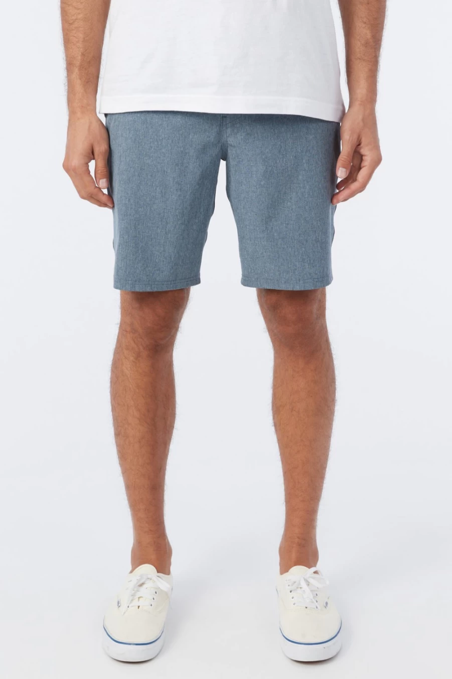 O'Neill Men's Navy Reserve Heather 19" Hybrid Shorts