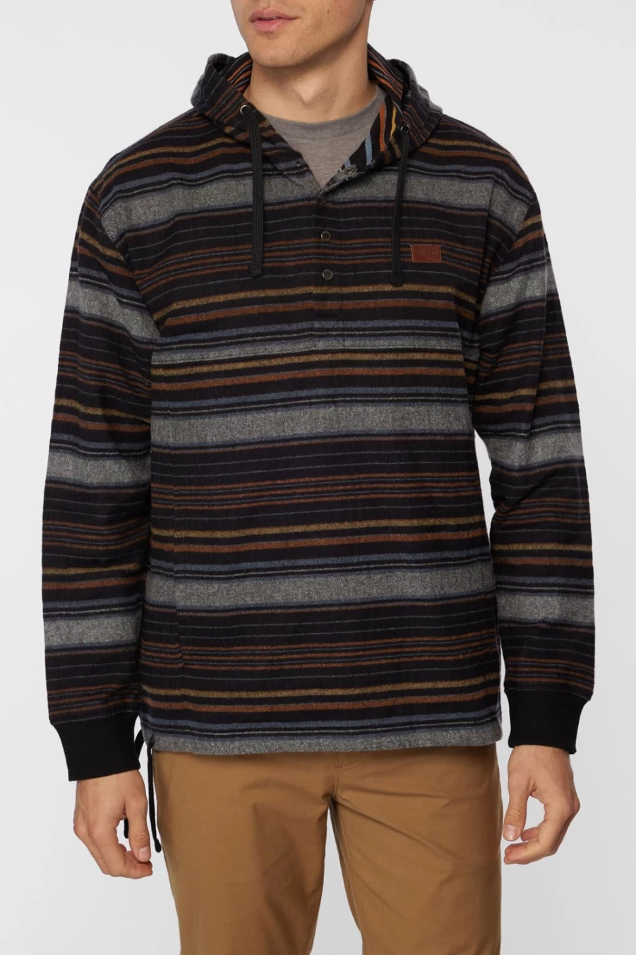 O'Neill Men's Black Viewpoint Pullover Sweatshirt